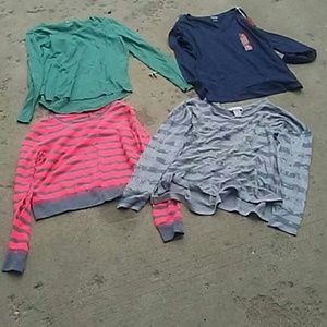 4 long sleeves sz m